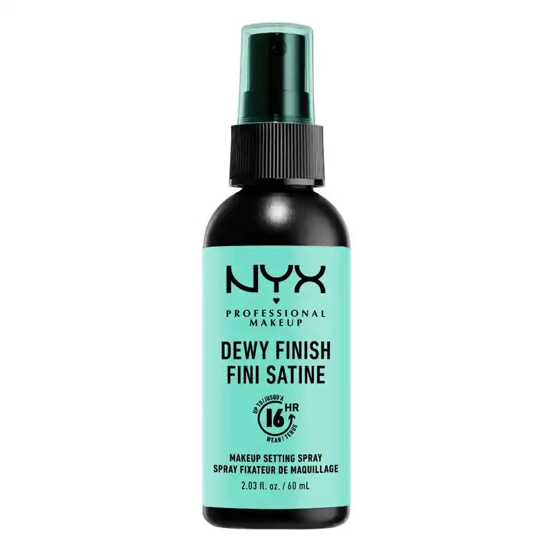 Nyx Makeup Setting Spray Dewy Setting Spray per un effetto pelle succosa, 60 ml