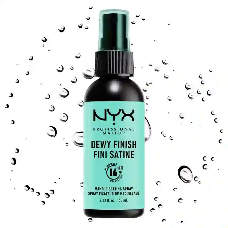 Nyx Makeup Setting Spray Dewy Setting Spray per un effetto pelle succosa, 60 ml