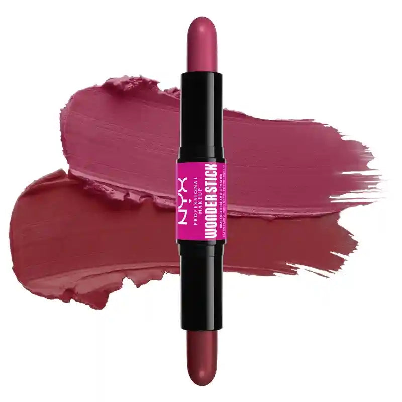 Nyx Wonder Stick Magenta. Fard in crema. Tonalità 04 Magenta profondo N Zenzero , 1 pz.