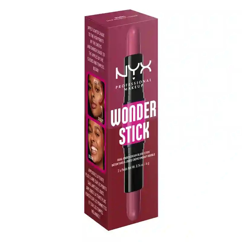 Nyx Wonder Stick Magenta. Fard in crema. Tonalità 04 Magenta profondo N Zenzero , 1 pz.