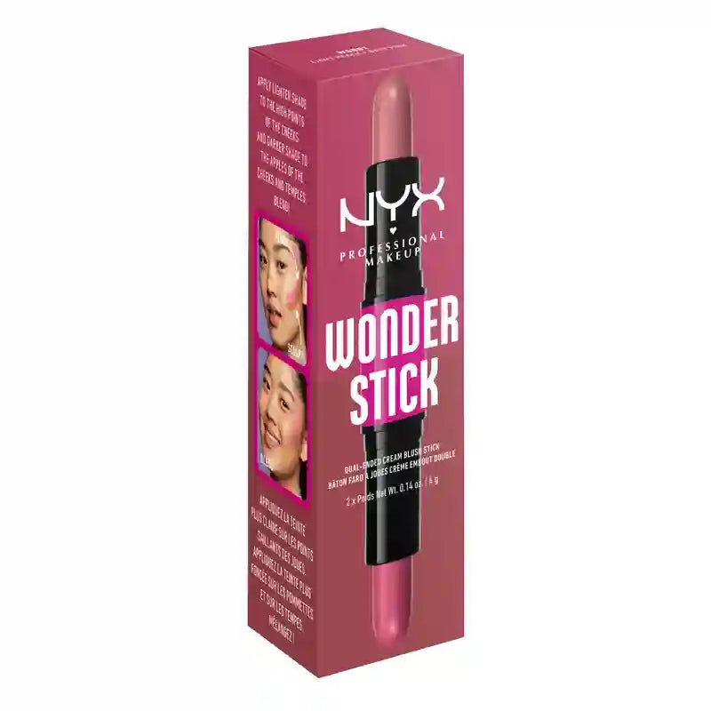Nyx Wonder Stick Pesca. Fard in crema. Tonalità 01 Pesca chiara e rosa baby , 1 unità