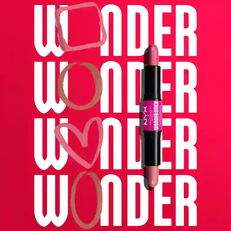 Nyx Wonder Stick Pesca. Fard in crema. Tonalità 01 Pesca chiara e rosa baby , 1 unità