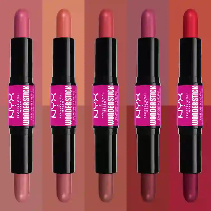 Nyx Wonder Stick Pesca. Fard in crema. Tonalità 01 Pesca chiara e rosa baby , 1 unità