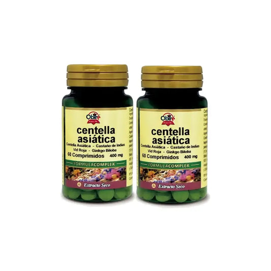 Obire Centella Asiatica Complex, confezione da 2 x 60 compresse