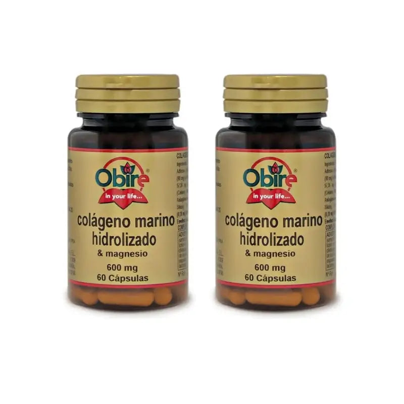 Obire Collagene marino + Magnesio , 2X60 Capsule
