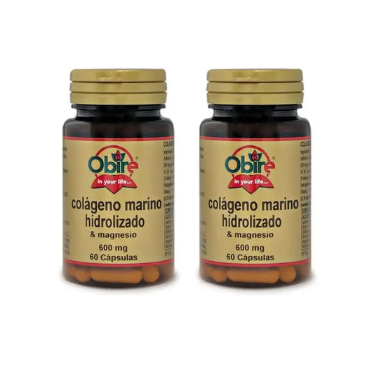 Obire Collagene marino + Magnesio , 2X60 Capsule
