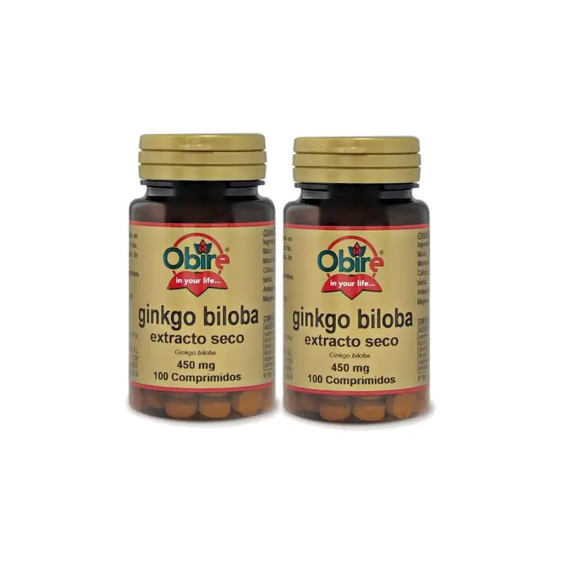 Obire Ginkgo Biloba, confezione da 2 x 100 compresse
