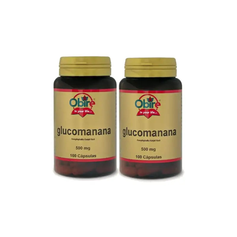 Obire Glucomannano, confezione da 2 x 100 capsule