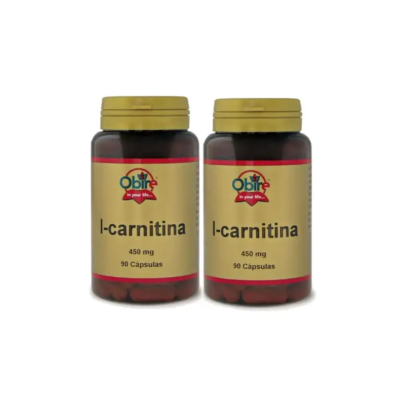 Obire L-Carnitina, confezione da 2 x 90 capsule