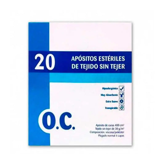 Oc Compress Sterile Non-Woven 7,5 cm x 7,5 cm