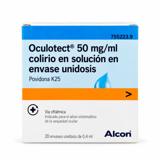Oculotect 50 mg/ml soluzione in gocce oculari, 20 dosi singole