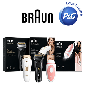 P&G - BRAUN HASTA 25% DTO AFEITADORAS - VUELTA CON P&G (7 SEPTIEMBRE 2026)
