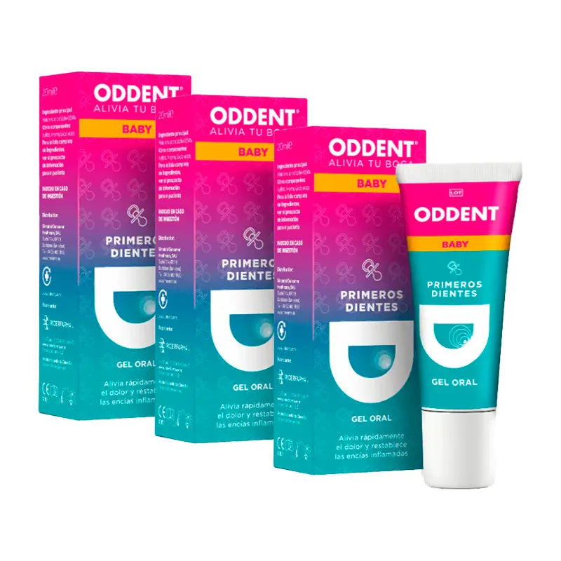 Oddent Triplo Baby Gel orale 3 x 20 ml