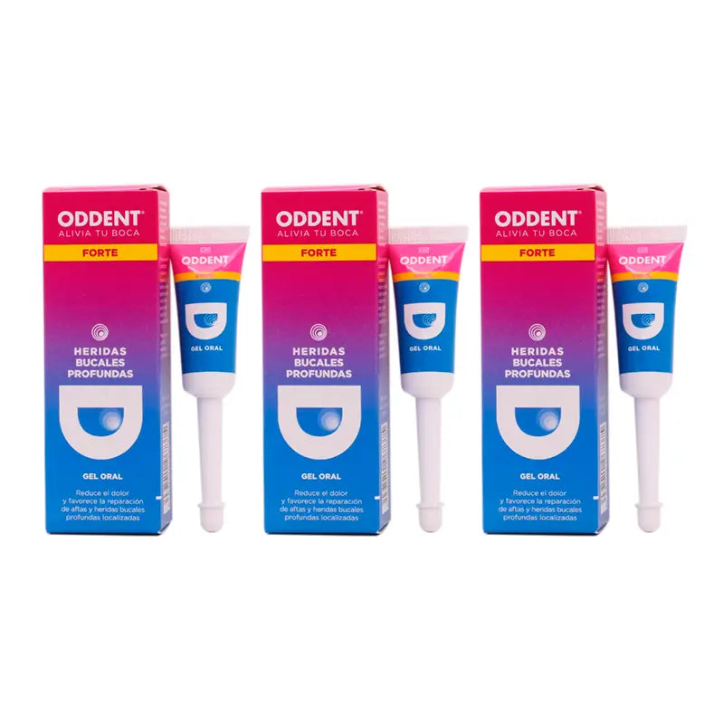 Oddent Triplo Gel Orale Forte 3 x 8 ml