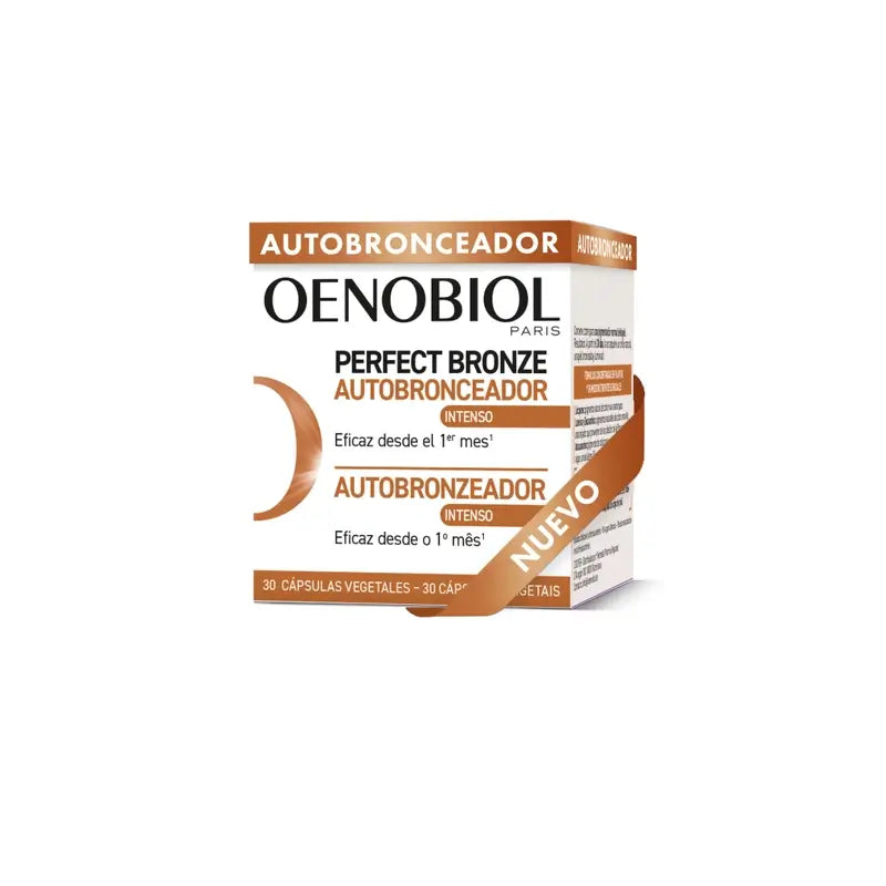 Oenobiol Autoabbronzante Bronzo Perfetto Bagliore Dorato, 30 capsule