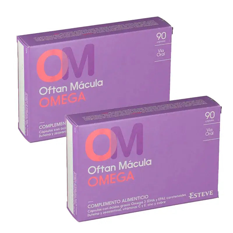 Oftan Macula Integratore alimentare di Omega, 2 x 90 capsule