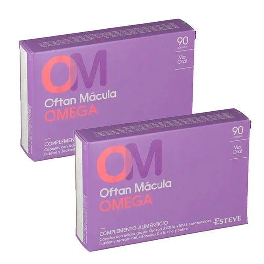 Oftan Macula Integratore alimentare di Omega, 2 x 90 capsule