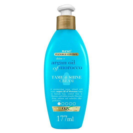 OGX Crema Styling Lucentezza all'Olio di Argan Marocchino, 177 ml