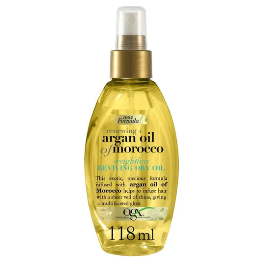 OGX Olio di Argan del Marocco Olio di Argan Rivitalizzante Spray, 118 ml