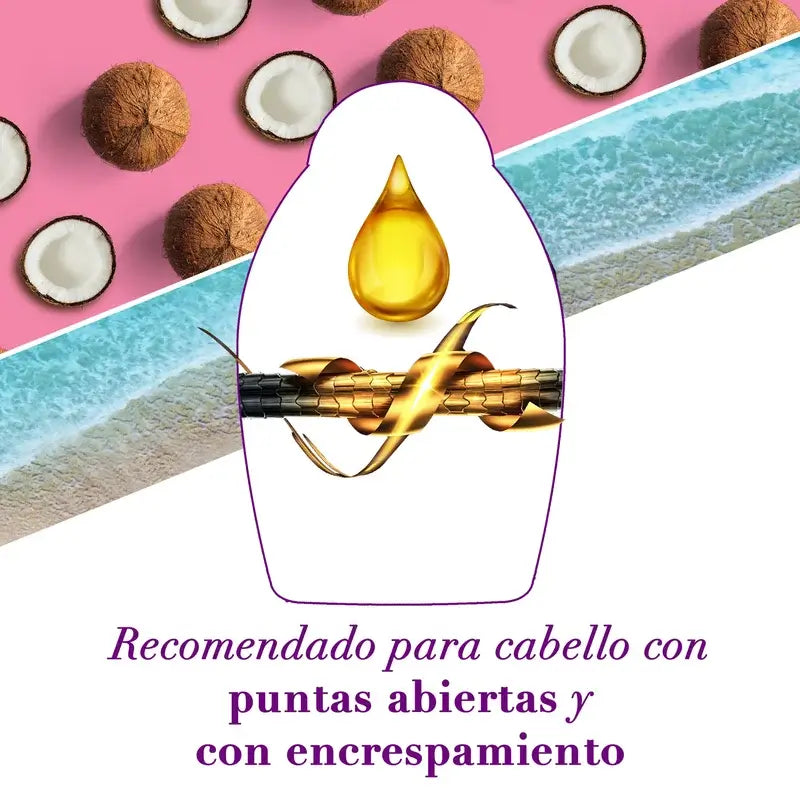 OGX Olio Miracoloso di Cocco Balsamo Extra Forte, ripara e ravviva i capelli danneggiati 385 ml