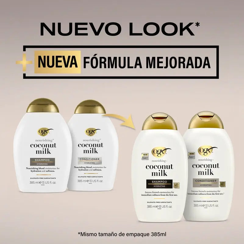 OGX Balsamo al latte di cocco, capelli secchi, 385 ml