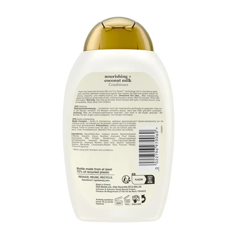 OGX Balsamo al latte di cocco, capelli secchi, 385 ml