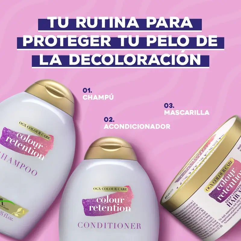 Ogx Balsamo per la ritenzione del colore, 385 ml
