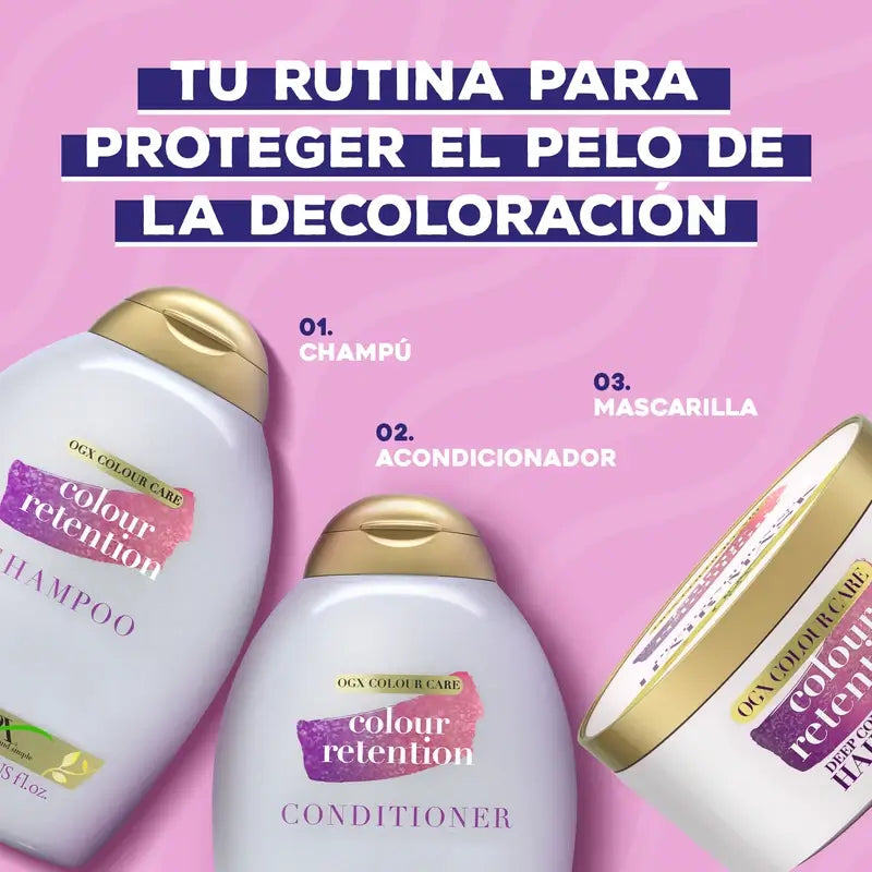 Ogx Shampoo per la ritenzione del colore, 385ml