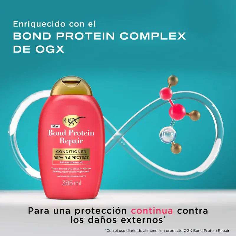 Ogx Bond Repair Conditioner, Balsamo riparatore senza solfati, 385 Ml
