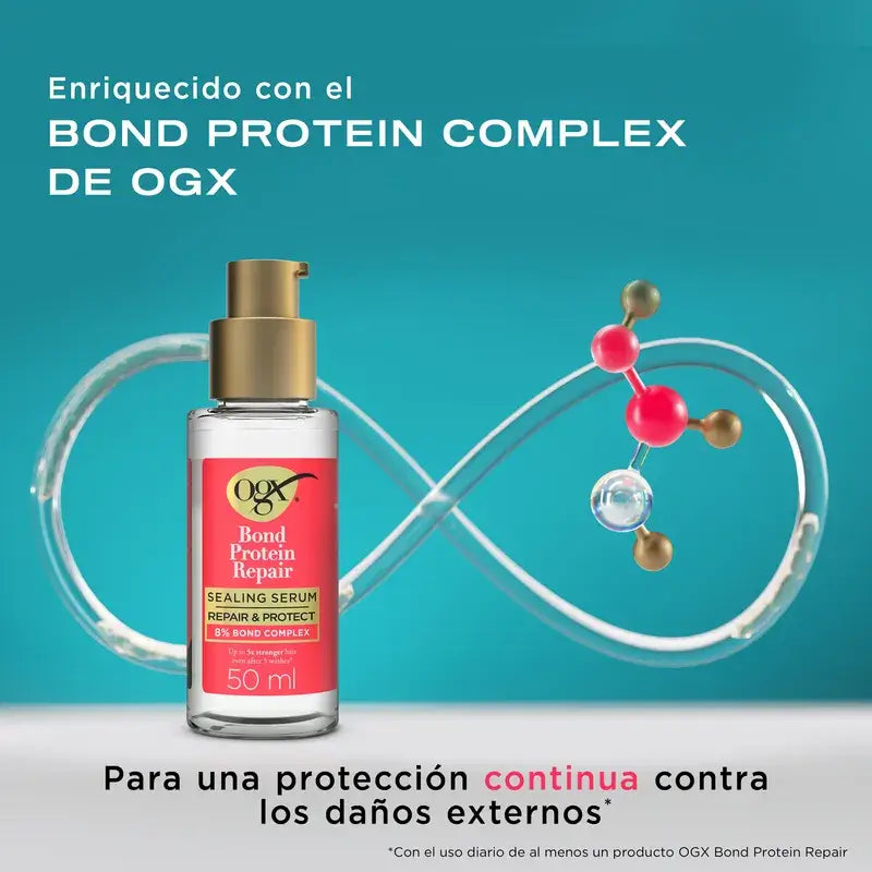 Ogx Bond Repair Sealing Serum, Siero riparatore per capelli, Trattamento per capelli, 50 Ml