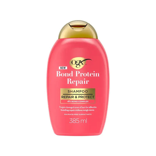 Ogx Bond Repair Shampoo, Shampoo riparatore, Shampoo riparatore per capelli senza solfati, 385 Ml