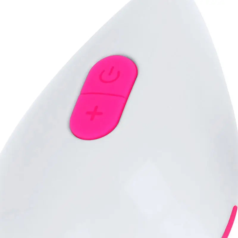 Uovo vibrante Ohmama 10 modalità - Rosa e bianco