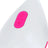 Uovo vibrante Ohmama 10 modalità - Rosa e bianco