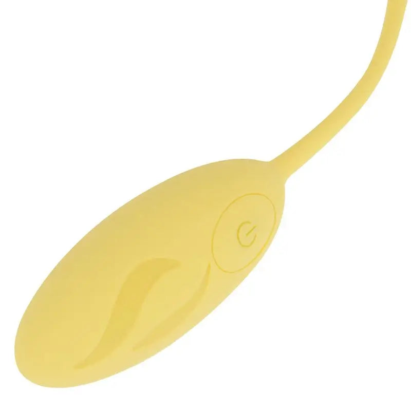 Uovo vibrante testurizzato Ohmama 10 modalità - Giallo