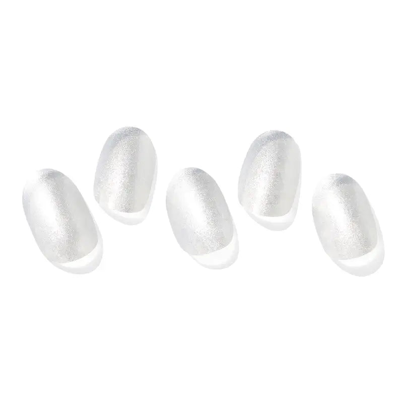 Ohora Gel Nails - Silver Chrome, 30 unità