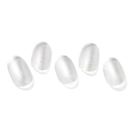 Ohora Gel Nails - Silver Chrome, 30 unità