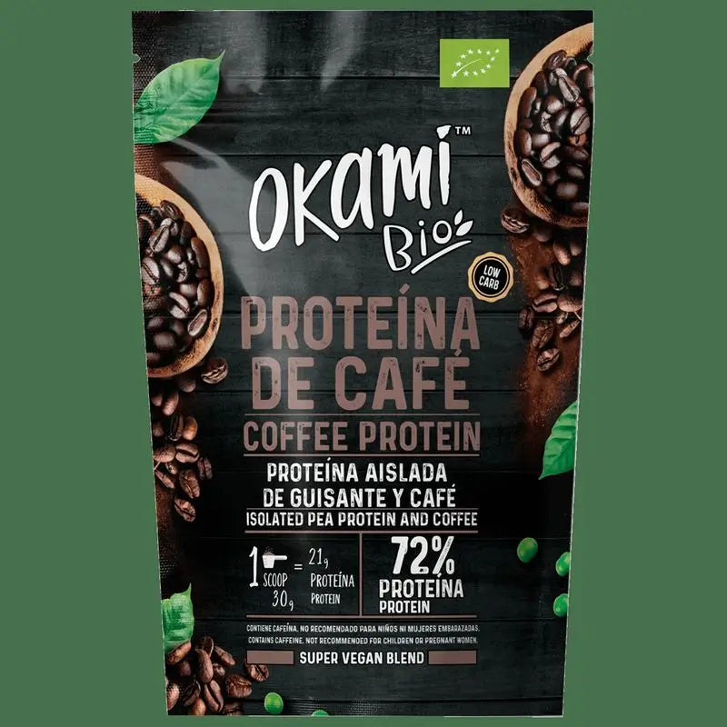Okami Bio Proteine del Pisello e del Caffè 500Gr. Bio Sg Vegan
