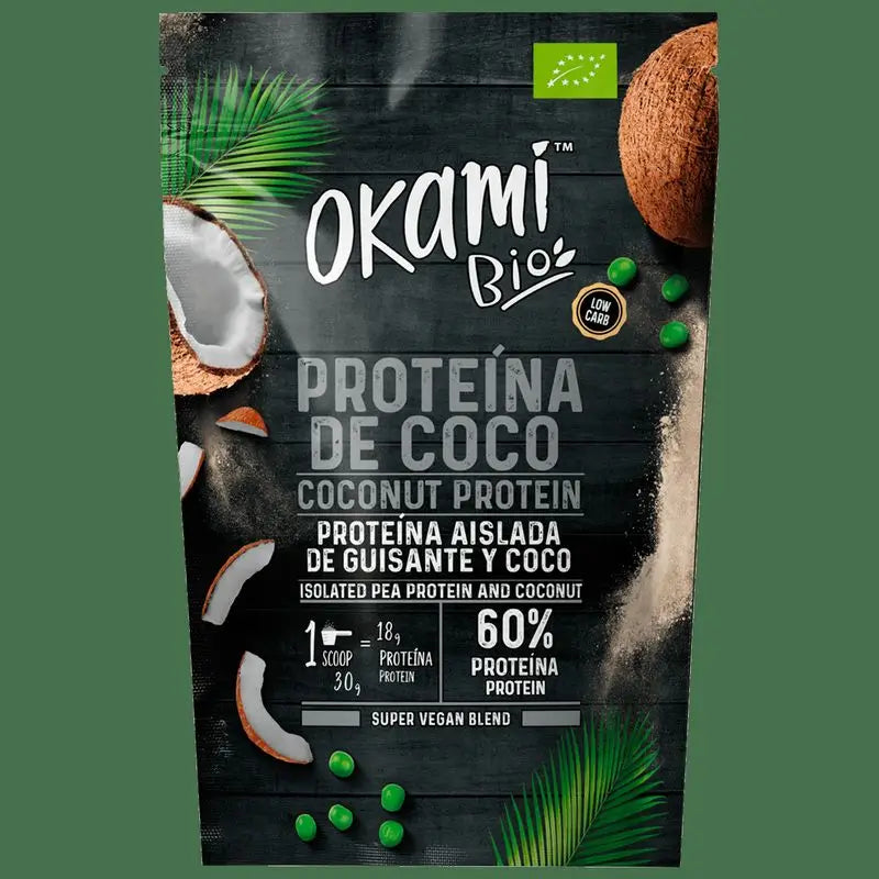 Okami Bio Proteine del Pisello e del Cocco 500Gr. Bio Sg Vegan