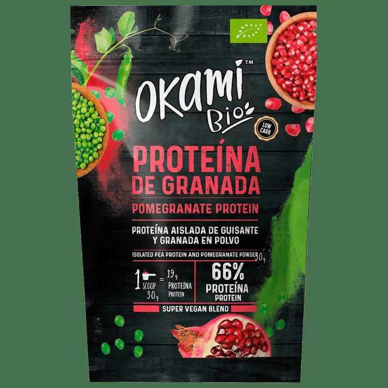 Okami Bio Proteine del Pisello-Succo di Melograno 500G Bio Sg Ve