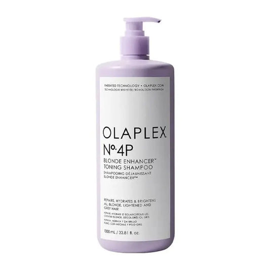 Olaplex Nº4 Shampoo tonificante per capelli biondi e grigi, 1000 ml