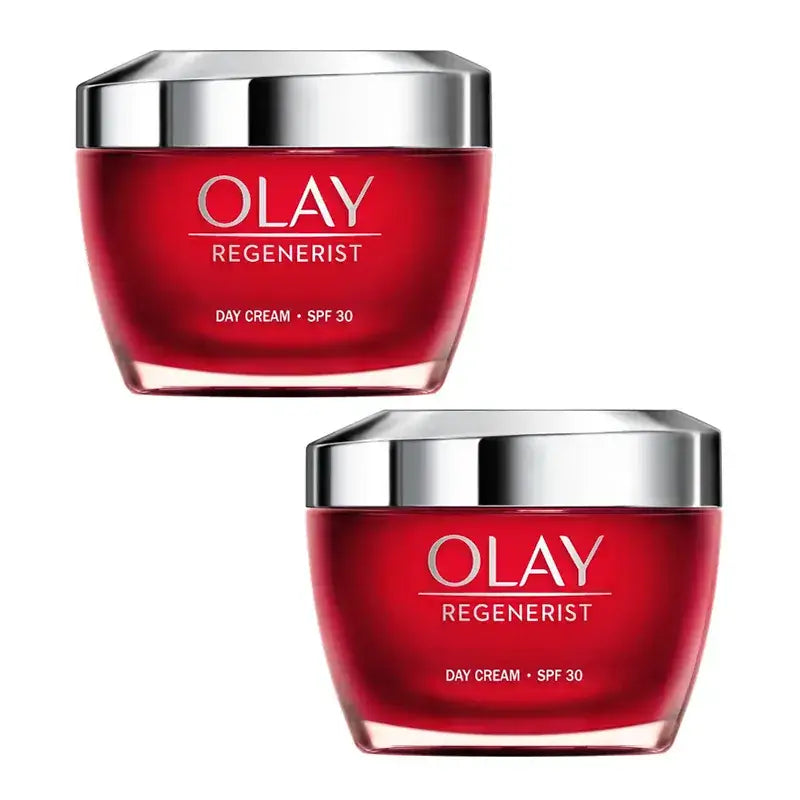Olay Regenerist 3 Areas Day Cream Spf30, confezione da 2 x 50 ml