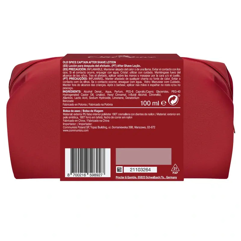 Set regalo Old Spice Captain Traveller con gel doccia