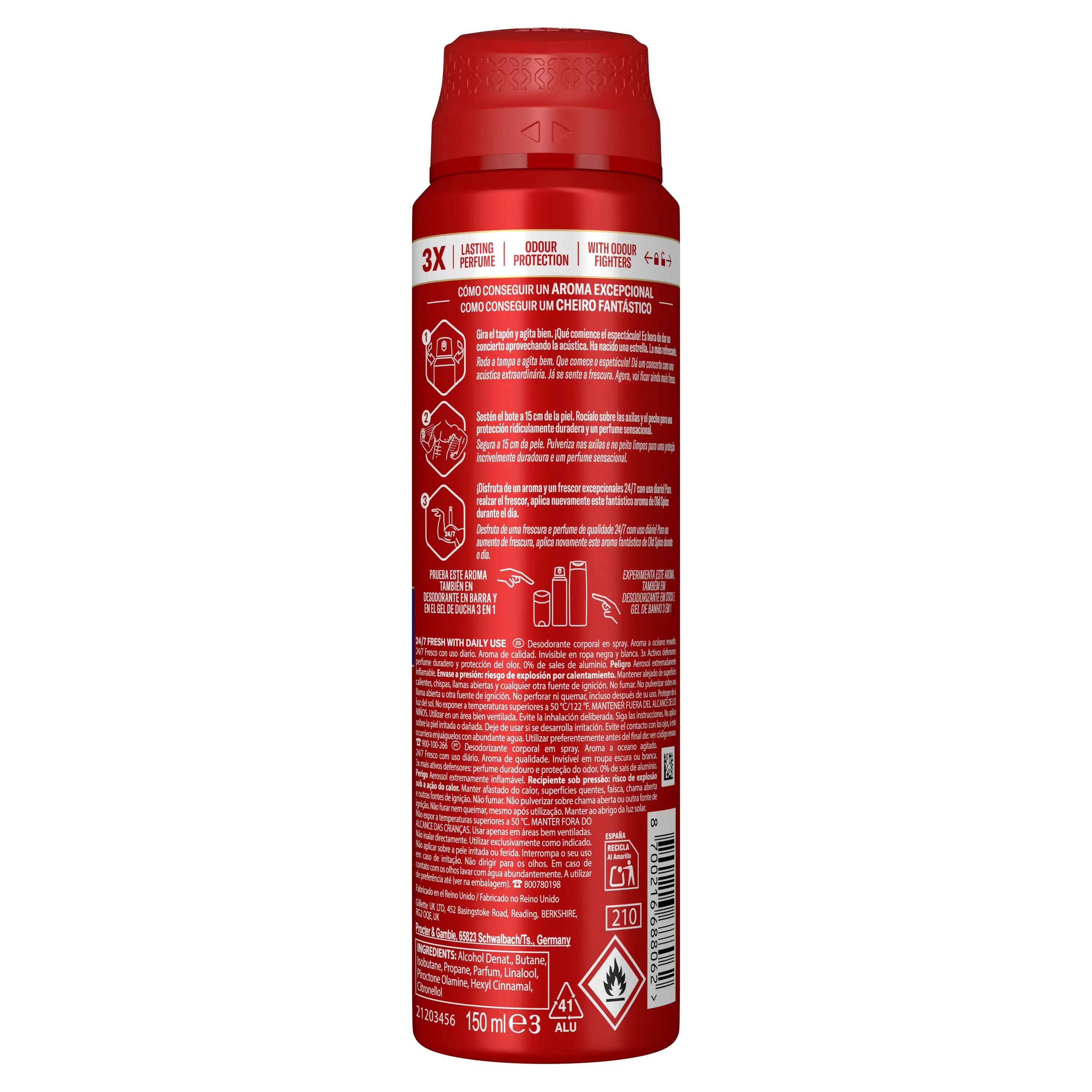 DEO Spray Capitano 150ml