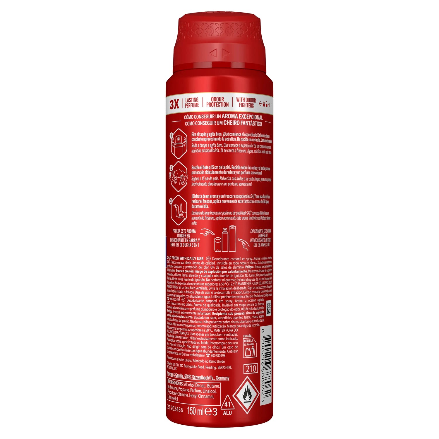 DEO Spray Capitano 150ml