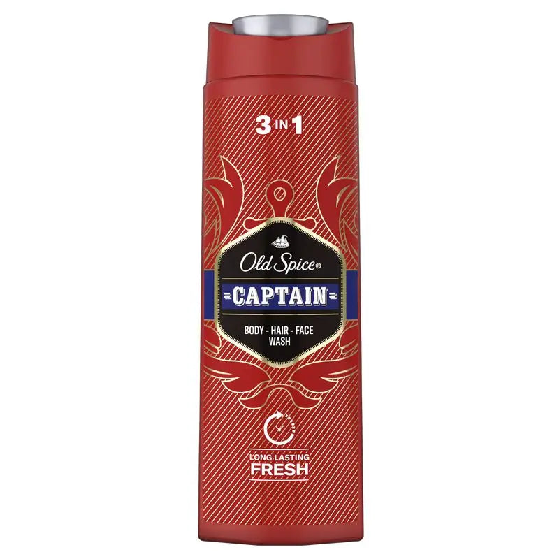 Old Spice Captain 2 In 1 Gel Doccia e Shampoo 400Ml