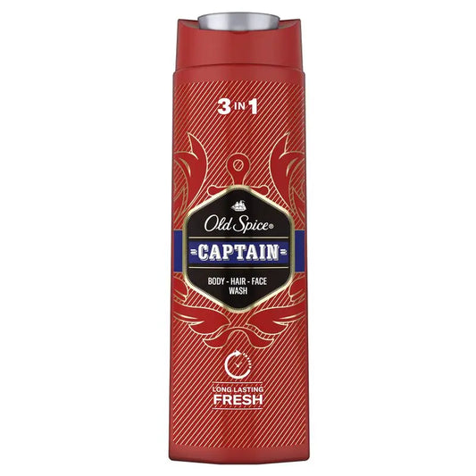 Old Spice Captain 2 In 1 Gel Doccia e Shampoo 400Ml