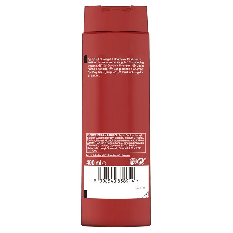 Old Spice Captain 2 In 1 Gel Doccia e Shampoo 400Ml