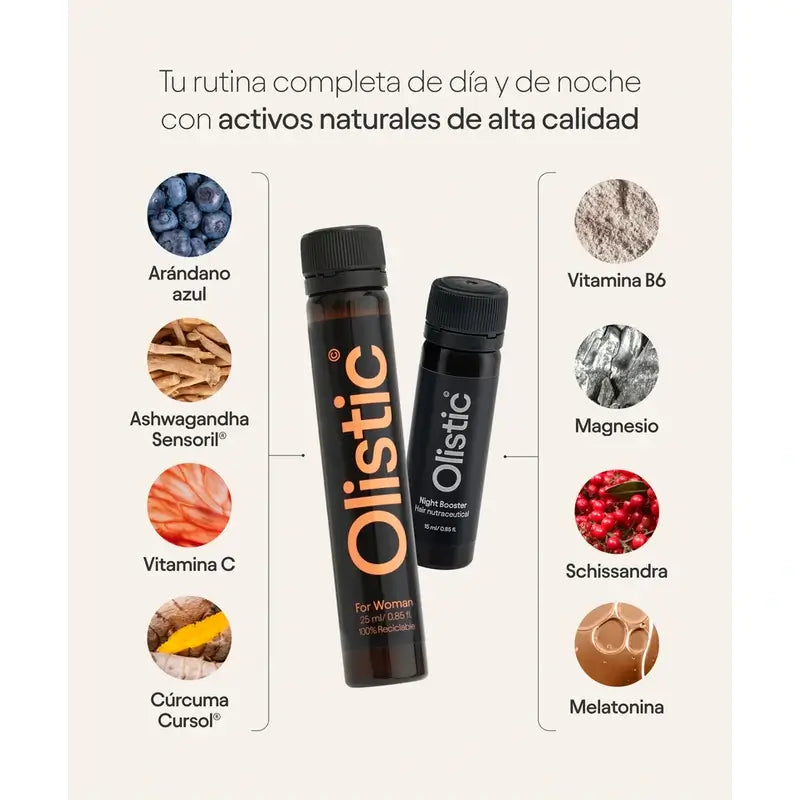 Olistic Night Booster + Olistic per le donne, 28 dosi da 25 ml