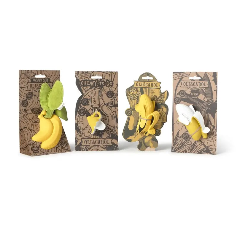Oli&Carol Ana Banana Custodia per ciuccio , 1 unità