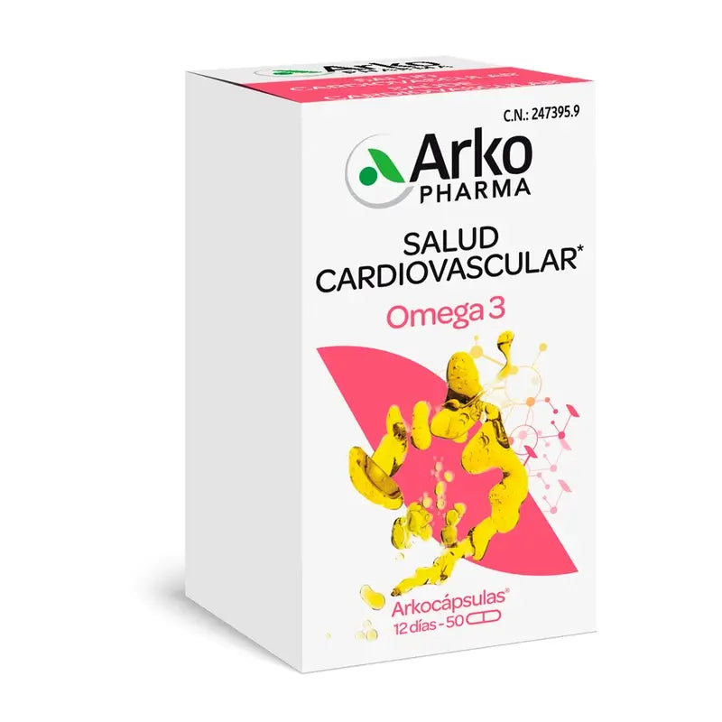Arkopharma Arkocápsulas Omega 3, 50 capsule